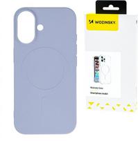Silikoninis magnetinis dėklas MagSafe Samsung Galaxy S25, violetinis