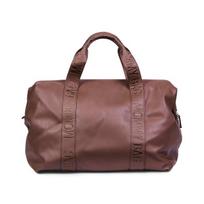 CHILDHOME DIDELIS MAMOS REIKMENŲ KREPŠYS MOMMY BAG, SIGNATURE - VEGAN LEATHER - DARK BROWN