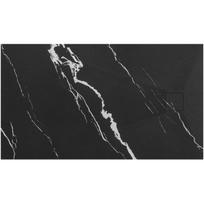 Dušo padėklas Rea Magnum, Carrara Black, 90x120 cm