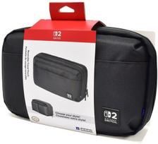 Keliamos apsauginės kelioninės dėžutės - HORI - Nintendo Switch 2 - Priedų ir žaidimų saugojimas - Juoda