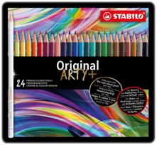 STABILO Metalinė dėžutė x 24 Originalūs spalvoti pieštukai