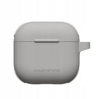 Apsauginis pilkas silikoninis dėklas AirPods 4 ausinėms AmazingThing