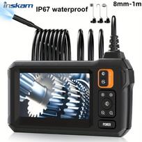 Pramoninis endoskopas 4.3 HD, Oranžinis vienas objektyvas 8mm-1m