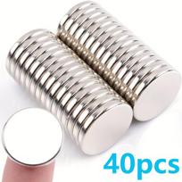 8/20/40vnt, Maži Magnetai, Neodimio Apvalūs Magnetai 20mm x 3mm , 40 vnt