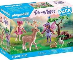 PLAYMOBIL 71800 Fėjų duetas su miško gyvūnais, Princesės Magija Pradžios rinkinys, 42 dalys, Nuo 4 metų