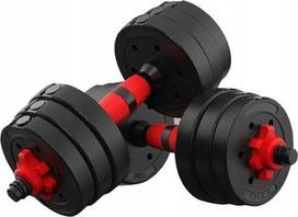 Reguliuojamų hantelių komplektas 4 2 × 20 kg