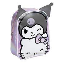 Hello Kitty Kuromi holografinė kuprinė, 32 cm