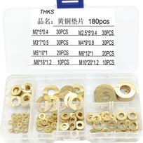 Solid Brass Flat Washers O Rings Gaskets Metal Plain Pad Spacers Seal Orings Washers M2M2.5M3M4M5M6M8M10 1
