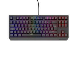 GAMING KEYBOARD GENESIS THOR 230 TKL DE RGB MECHANICAL OUTEMU RED BLACK HOT SWAP
