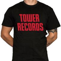 TOWER RECORDS T-Shirt - Defunct Record Store - 100% Preshrunk Cotton T-Shirt L