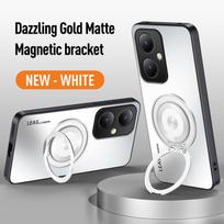 For Honor 400 200 100 90 70 50 Pro X9A X9B X9C X8B Magic 7 Lite Magnetic Ring Stand Back Phone Case Ring Lens Protective Cover Honor 50 balta