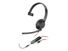 Ausinių mikrofonas – laidinis – 3,5 mm lizdas, USB-C – HP Inc. – Poly Blackwire 5210 – Blackwire 5200 series – Ausinių mikrofonas – ant ausies – f
