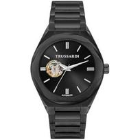 Laikrodis - TRUSSARDI - T-City - Automatinis - 40 mm - Juodas Plienas