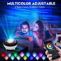 „Elight J1 Aurora“ projektorius su atmosferos garsais ir „Bluetooth“ garsiakalbiu, išmanusis „Wi-Fi“, „Bluetooth“ progra