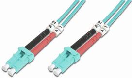 LYNX duplexní patch kabel MM, OM3, SC/SC, 50/125µm, 0,5m