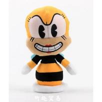 25cm Nuotykių žaidimo Cuphead pliušiniai žaislai Mugman Velnias Legendinis tauras Pliušinės lėlės Įdaryta pagalvė Vaikams Kalėdinės dovanos
