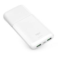 Atsarginis maitinimo šaltinis ("Power Bank") Išorinė baterija 10000 mAh balta su USB-C ir USB-A