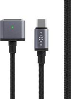 Maitinimo laidas - FIXA - USB-C/MagSafe 3 - 2m - 140W - Apsuktas pilkas