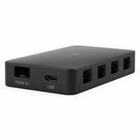 PC Case - FRACTAL DESIGN - Adjust Pro Hub - Micro-USB - Up to 16 ARGB Gen 2 Devices - PC with Internal USB 2.0 Header - Black