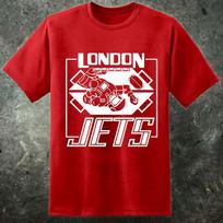 London Jets Vyrų Raudonojo Nykštuko Įkvėptas Nulinio Svorio Futbolo Dave Lister Marškinėliai S