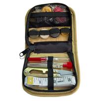 Kompaktiškas karinis/ pasienio siuvimo rinkinys: Nešiojamas siuvimo rinkinys (adata ir siūlai) karinė žalia spalva