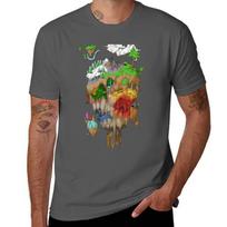 Terraria Floating Island T-Shirt anime t shirts for man t shirt men 100% cotton luxury brand T-Shirt S