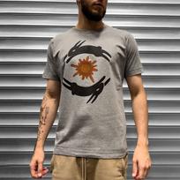 Įkvėptas „Voteršipo žemumos“ Juodasis triušis iš Inle T-shirt vyrams M