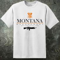 Tony Montana Valdymas SCARFACE Filmas Gangsteris Mafija 80-ųjų Marškinėliai Retro Filmas L