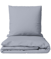 Premium satino patalynės komplektas „Moon Grey Satin“ (220x240 cm)