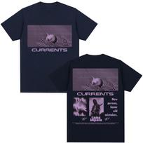 Rock Grupės Tame Impala Currents Albumo Marškinėliai Vyrams Moterims Harajuku Vintažiniai Hip Hop Marškinėliai Laisvi Medvilniniai Hipsterių Marškinėliai S