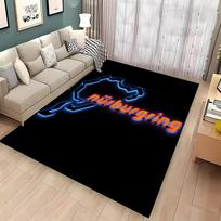 3D HD Nürburgring F1 Tarptautinio Žiedo Kilimas, Kilimas Svetainei Miegamajam Sofai Prie Durų Dekoras, Vaikų Žaidimų Neslystantis Grindų Kilimėlis Dovana 40x60cm (16x24in)