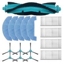 Replacement Brushes Filters Mop Cloth Kit for TESLA For RoboStar iQ400 Plus