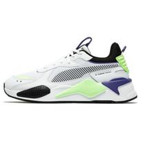 Puma RS-X Geek Fabric Mesh sintetinės odos sportiniai komfortiški žemapadžiai sportbačiai unisex sportbačiai balti violetiniai žali 391174-05 36