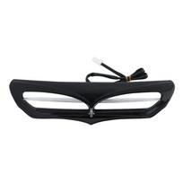 Motociklo Batwing priekinio stiklo ventiliacijos apdailos akcento LED šviesa Harley Touring Electra Street Glide FLHTCU Tri Glide Ultra 2014–2022 juoda