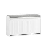 SoBuy batų spinta FSR98-L-W, medinė, 80x26x45cm, iki 155kg