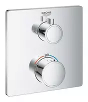 Grohe Grohtherm – termostatinis dušo maišytuvas 2 vartotojams, chromuotas 24079000