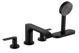 Hansgrohe Vivenis – vonios krašto maišytuvas, 4 skylių montavimas, sBox, juodas matinis 75444670
