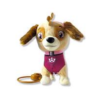 Paw Patrol šuniukas Skye su pavadėliu - vaikšto ir groja