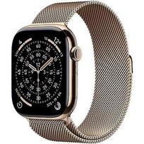 Apple Watch Series 11 GPS + Cellular 46mm Gold Titanium Case with Gold Milanese Loop M/L MFD84MP/A