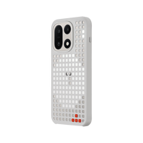 OnePlus magnetinis dėklas su skylučių raštu, skirtas 15 5G, pilkas