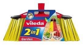 Lauko šluota su kotu Vileda 2 in 1