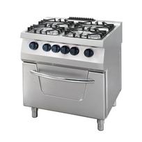 Didelio galingumo viryklė - 4 degikliai - elektrinė - su orkaite - 36 kW - 70 cm gylio