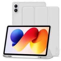 Šviesiai pilkas atverčiamas dėklas "Tech-Protect SC Pen" planšetei Xiaomi Redmi Pad 2 Pro 12.1