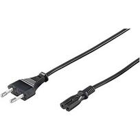 Goobay - Euros power cable 2 pin - black - 3 m 95038
