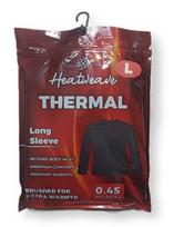 Vyriški termo apatiniai marškinėliai HEATWEAVE THERMAL, įvairių dydžių, juodos sp.