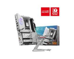 MSI MPG B850 EDGE TI WIFI | Processor family AMD | Processor socket AM5 | DDR5 | Supported hard disk drive interfaces SATA, M.2 | Number of SATA connectors 4
