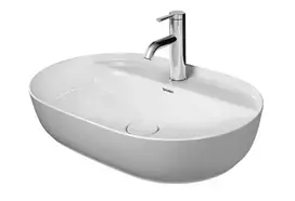 Duravit Luv - praustuvas, 60x40 cm, su 1 skyle maišytuvui, DuraCeram, Alpine White 0380600000