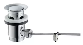 Hansgrohe nuotekų jungtys – praustuvo ir bidė maišytuvo nuotekų jungtys su traukimo strypu, chromuotos 94139000