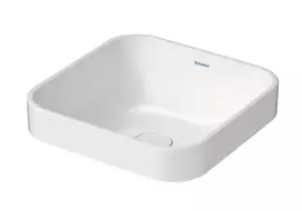 Duravit Happy D.2 Plus - įmontuojamas praustuvas-dubuo 40x40 cm, Alpių baltas 2359400000