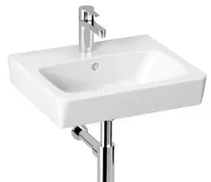 Jika Lyra plus - Praustuvas 50x43 cm, su perpildymo anga, su skyle maišytuvui, baltas H8103800001041
